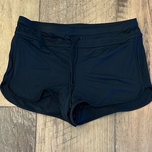 Athleta S Women's Black lined Swim Shorts